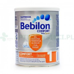 Bebilon COMFORT 1 ProExpert mleko początkowe na kolki i zaparcia od urodzenia 400g