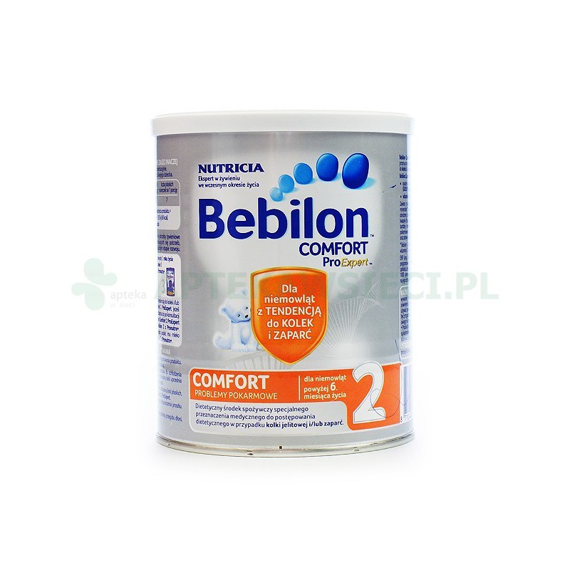 Bebilon COMFORT 2 ProExpert mleko następne na kloki i zaparcia po 6 miesiącu 400g