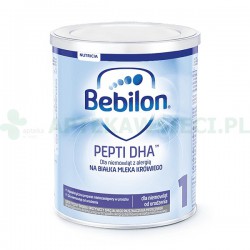 Bebilon Pepti DHA 1 Preparat mlekozastępczy dla niemowląt z alergią pokarmową, od urodzenia 400 g