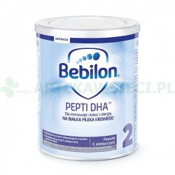 Bebilon Pepti DHA 2 Preparat mlekozastępczydla dzieci i niemowląt z alergią pokarmową 400 g