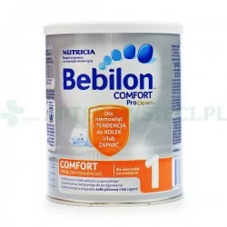 Bebilon COMFORT 1 ProExpert mleko początkowe na kolki i zaparcia od urodzenia 400g