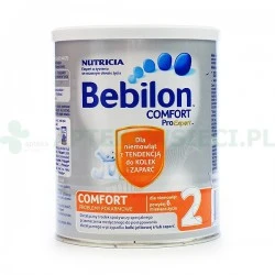 Bebilon COMFORT 2 ProExpert mleko następne na kloki i zaparcia po 6 miesiącu 400g